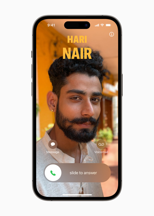 Apple iOS 17 contact Posters Hari Nair
