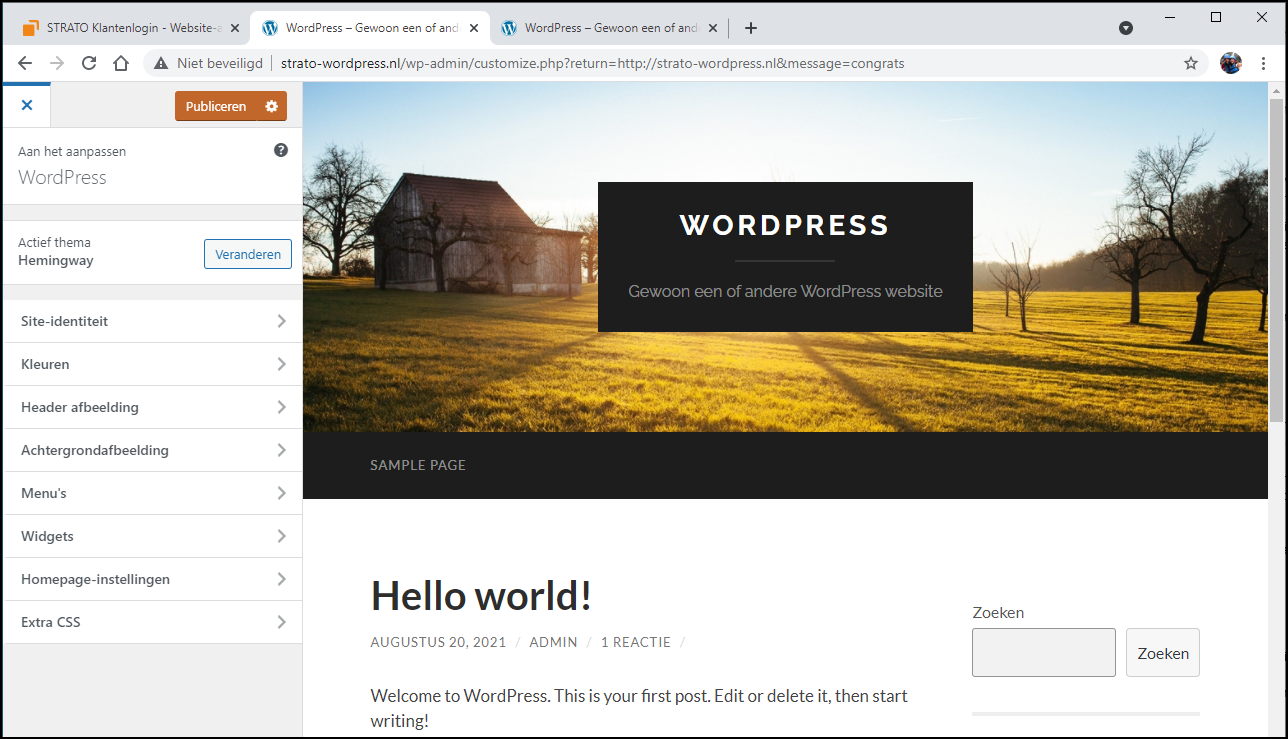 04 STRATO WordPress 2