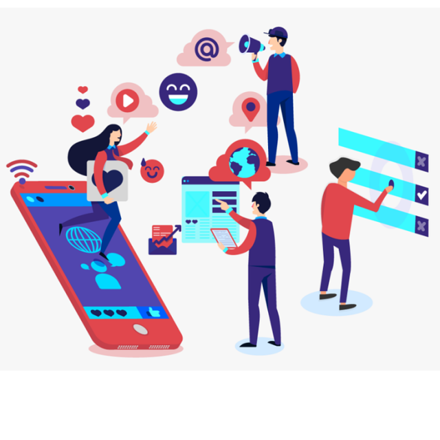 Start with social media