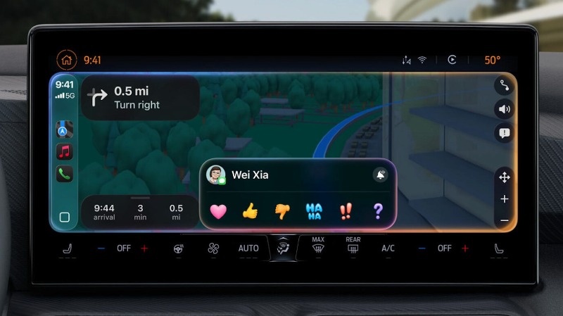 Afb 6 CarPlay 26 berichten app
