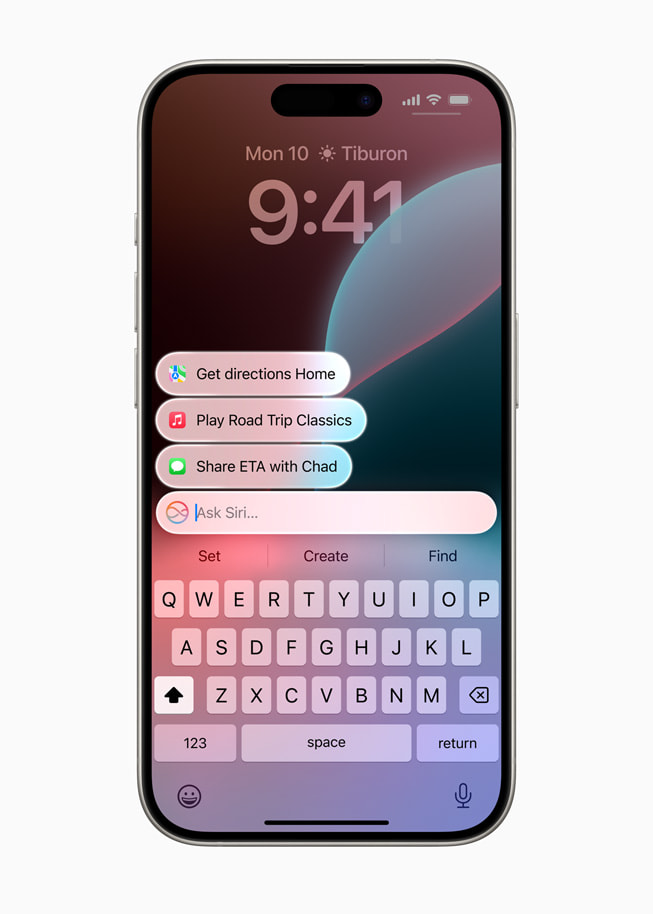 Apple WWDC24 iOS 18 Apple Intelligence type to Siri typen