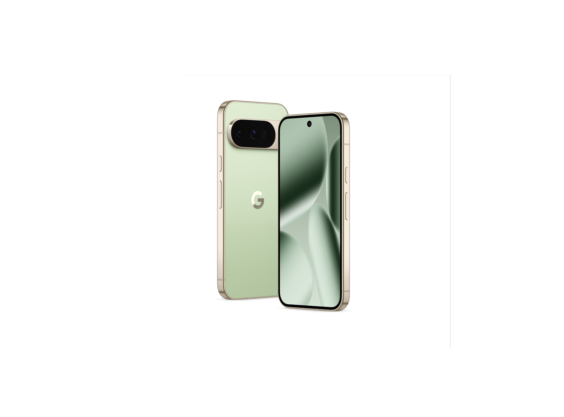 Google Pixel 10 Pro Jade Front Back Pcactive.nl