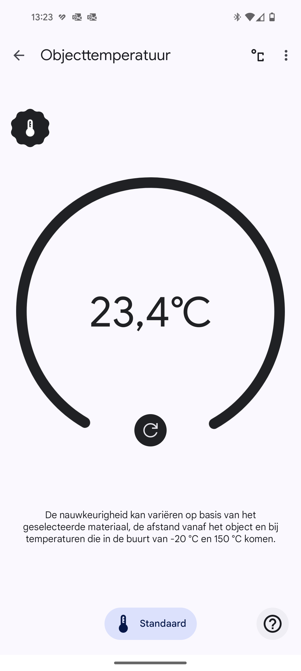 Google Pixel 8 Pro temperatuur gemeten