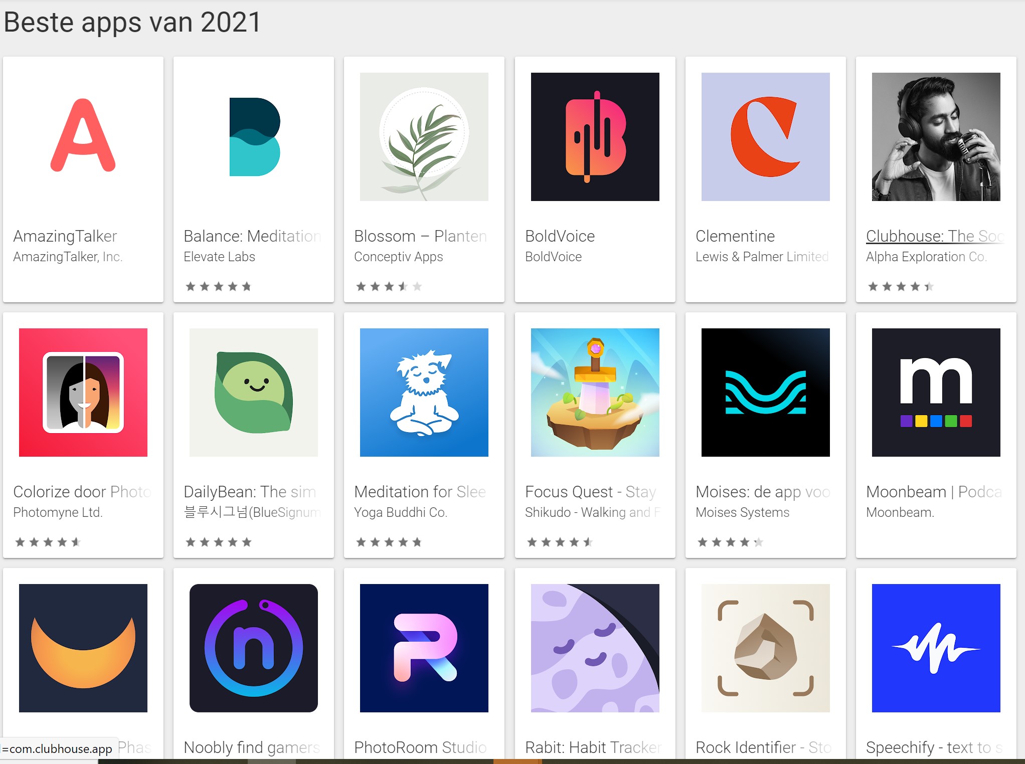 Google Play Store beste apps 2021