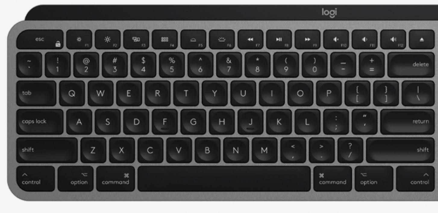 Logitech MX keys toetsen