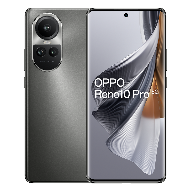 OPPO Reno10 Pro SilveryGrey Front Back 1