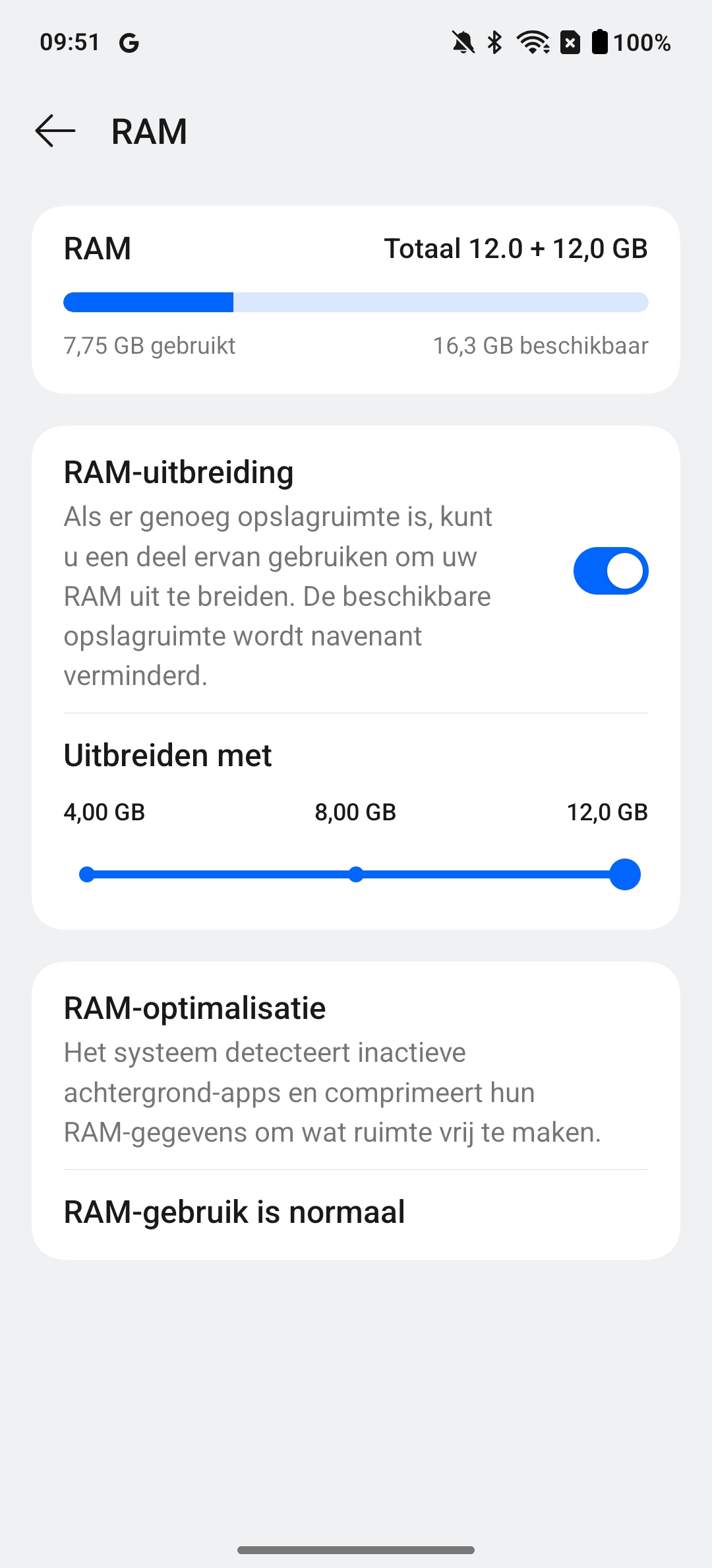OnePlus 13R Ram