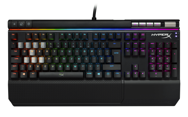 HyperX Alloy Elite RGB HX KB2 TOP lit SK UK HR 1