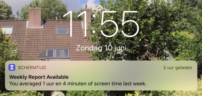 3b ios 12 schermtijd weekly report 2