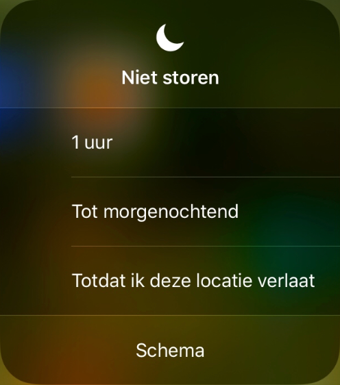 4 ios 12 niet storen