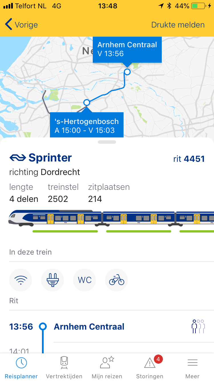 Ns reisplanner nederlands