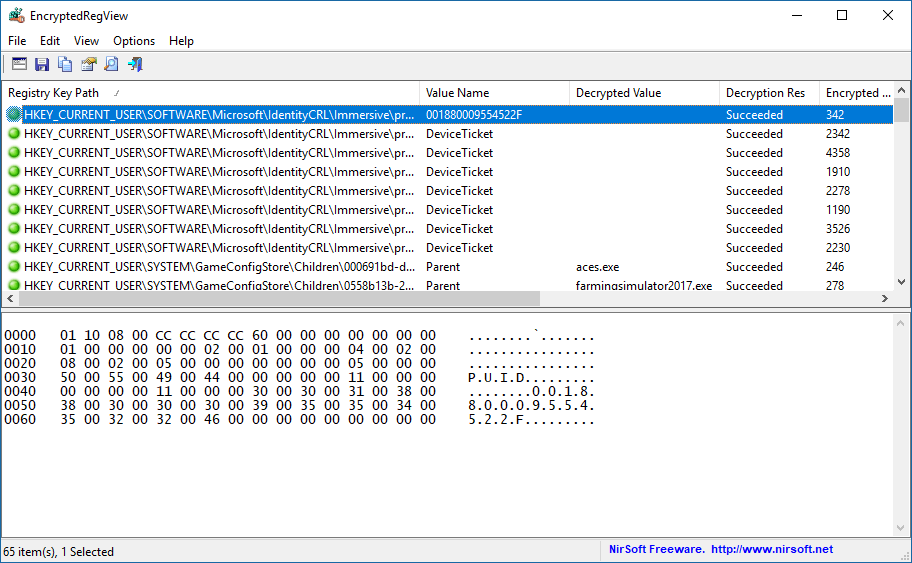 encryptedregview