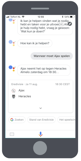 Google Assistent staand 6