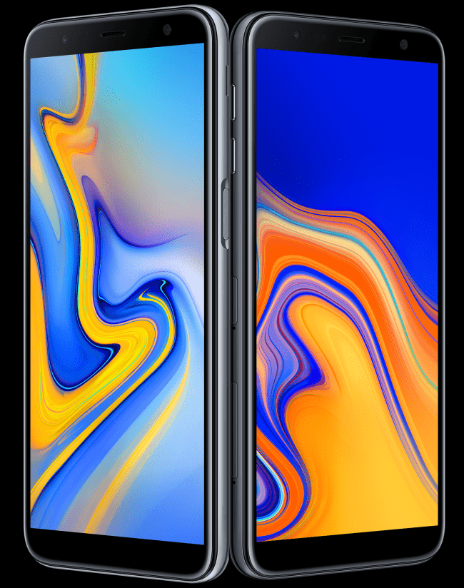 Galaxy J6 grijs zwart 2