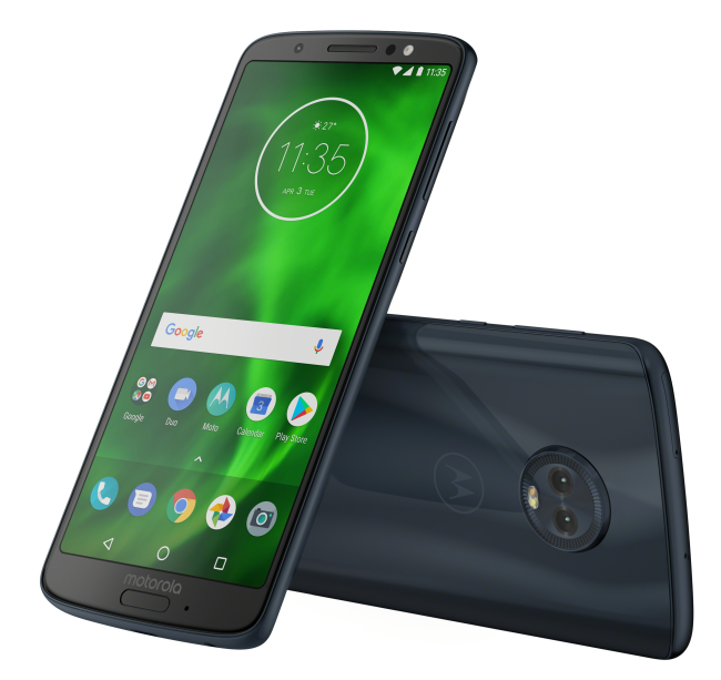 MotoG6 ROW DeepIndigo Laydown Combo 2