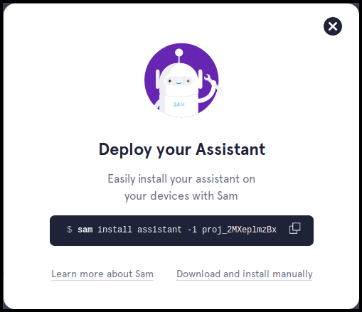 snips console assistant 3