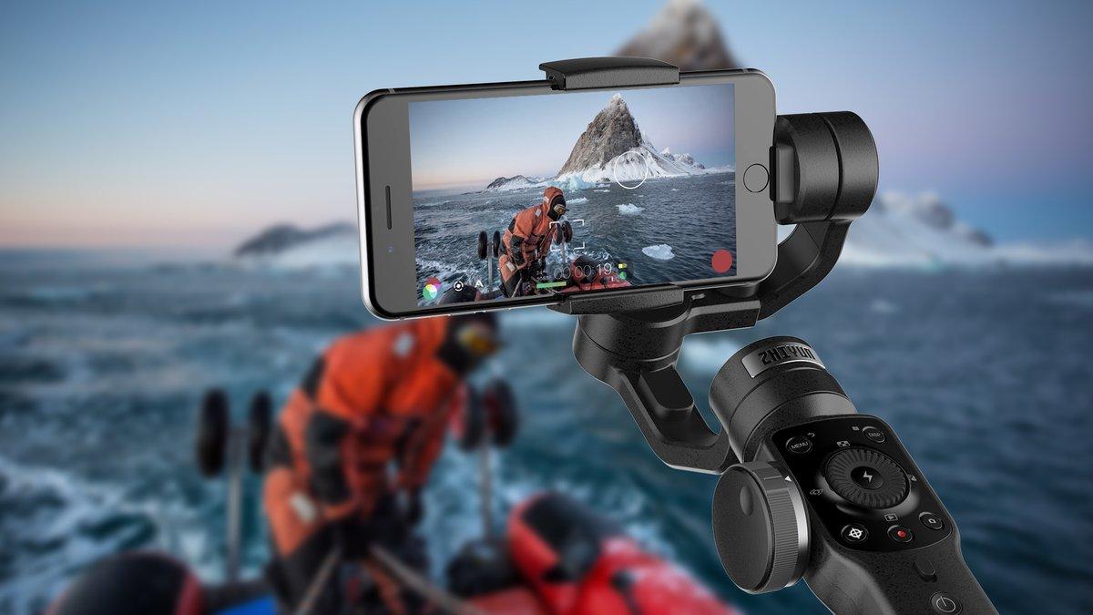 zhiyun 4 met filmic pro