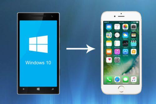 switch from a Windows phone to iPhone
