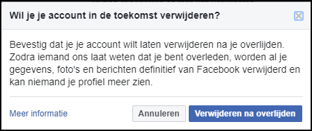 2 Social media na overlijden 2