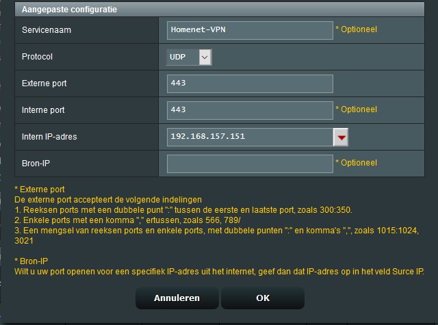 port forwarding