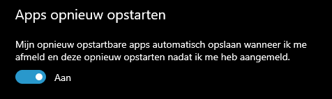 opnieuw opstarten