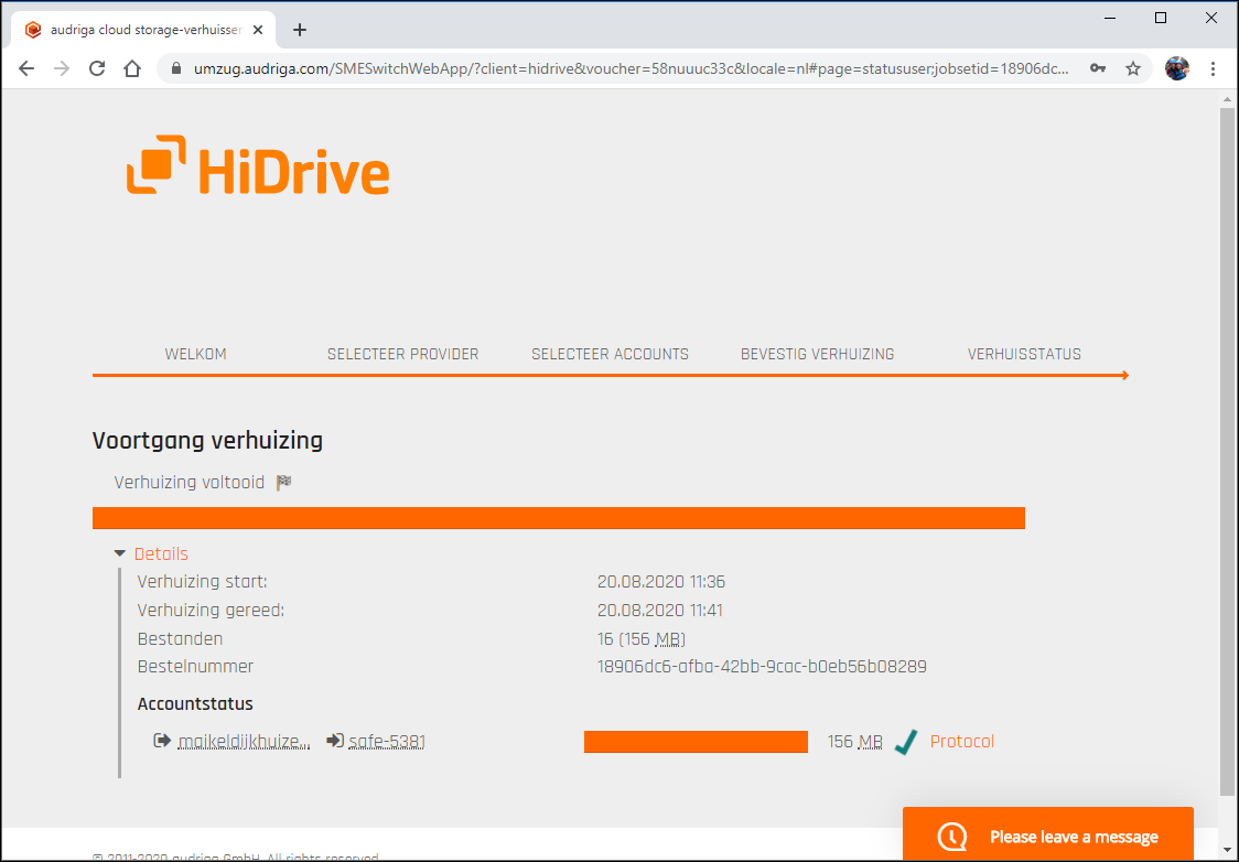 3 Overstappen STRATO HiDrive 2