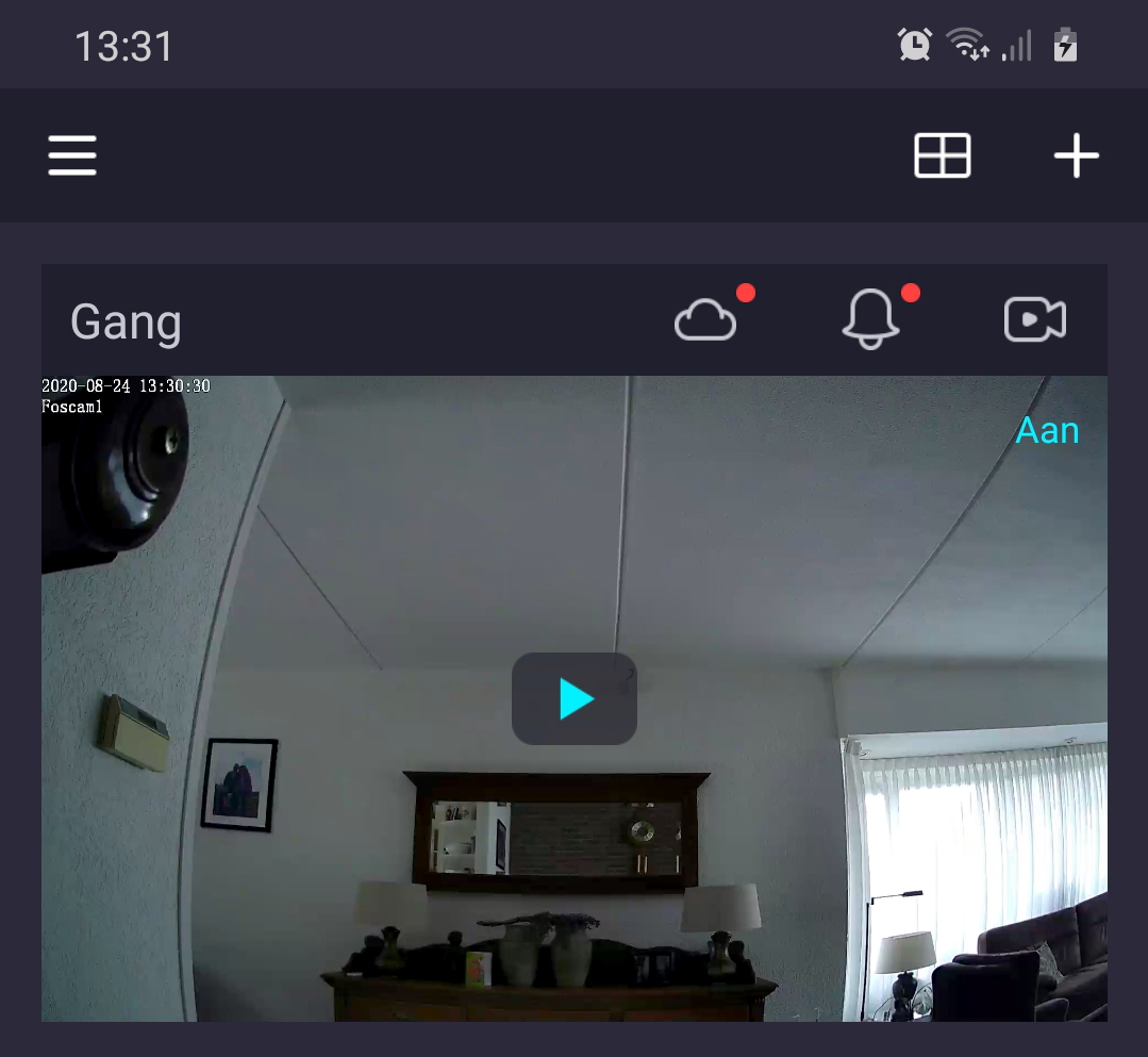 Foscam beeld in de app 2