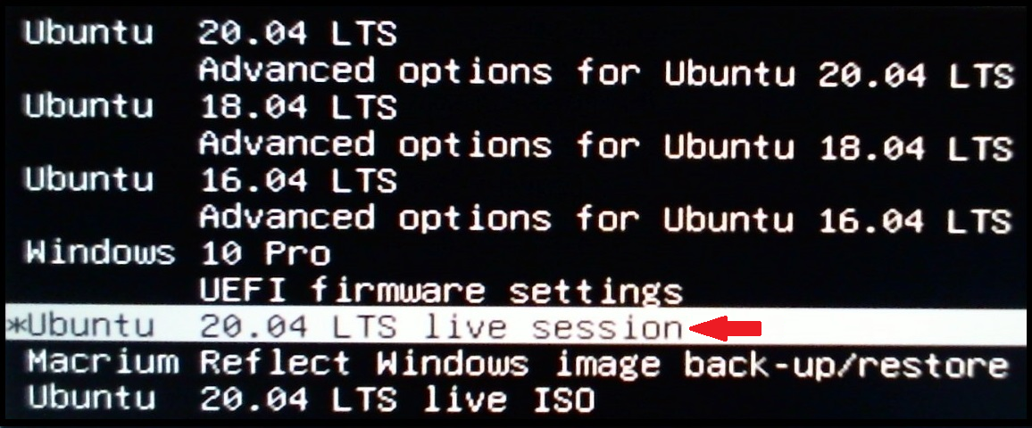 UbuntuLiveInBootMenu 4