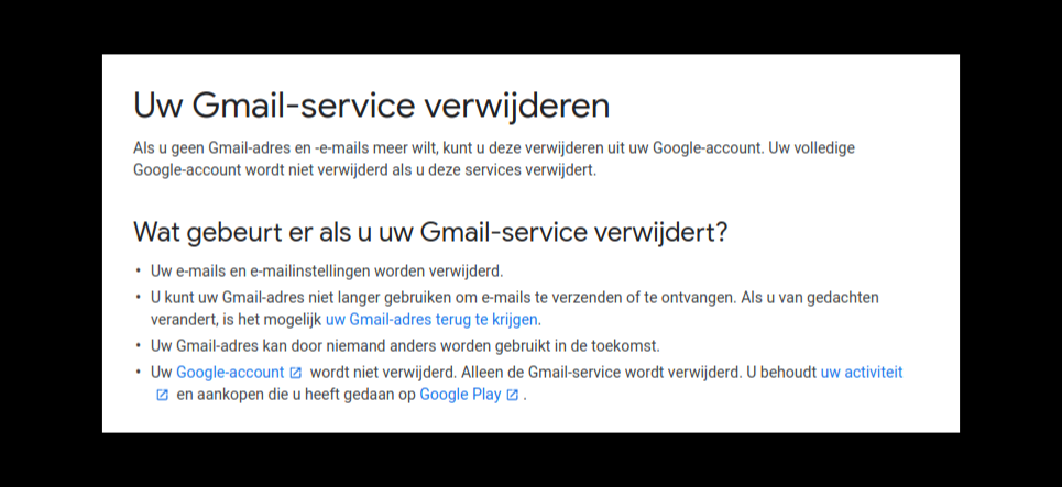 gmail verwijderen 1 2