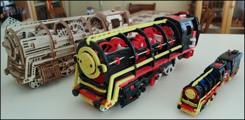 Ugear en 3D trein en HOtrein 2