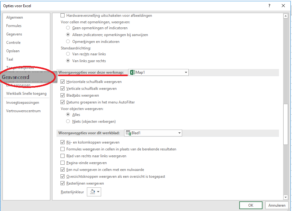 Excel set scroll bar 5