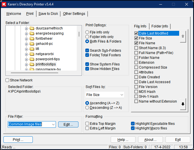 09 directory printer 2