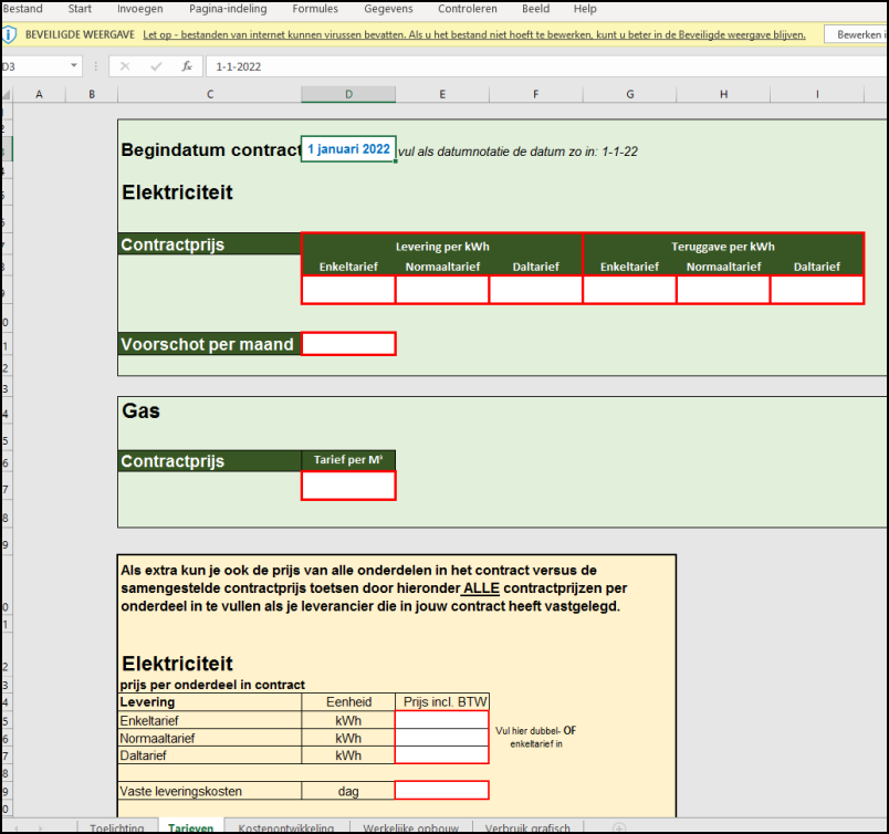 Excel bestand 2