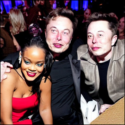 elon musk rihanna 2