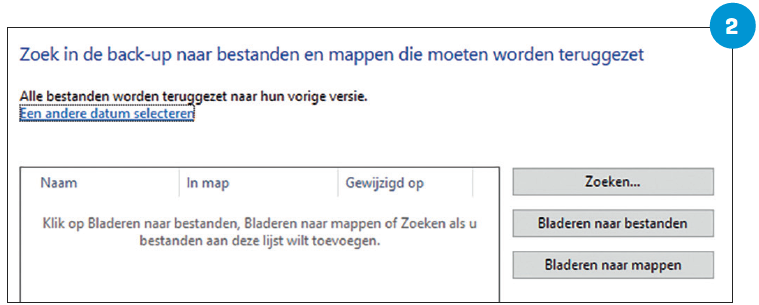 Bestanden terugzetten 2 2