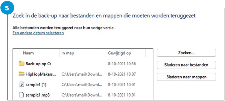 Bestanden terugzetten 5 2