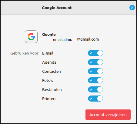 6 Google Account gekoppeld 2