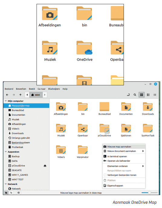 Aanmaak OneDrive Map 4