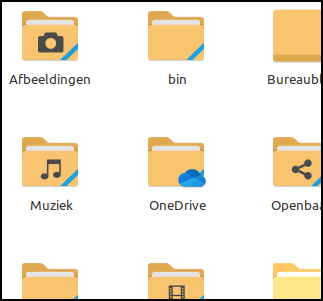 MS OneDrive symbool op map 2