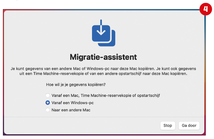 Mac overstappen stap 4 2