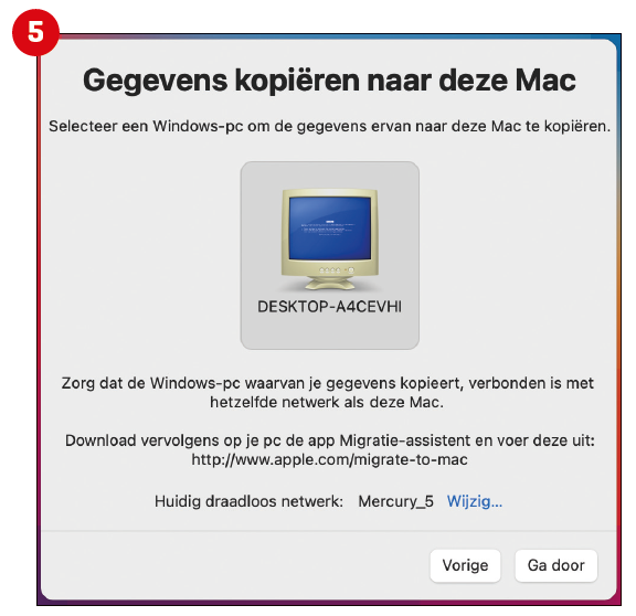 Mac overstappen stap 5 2