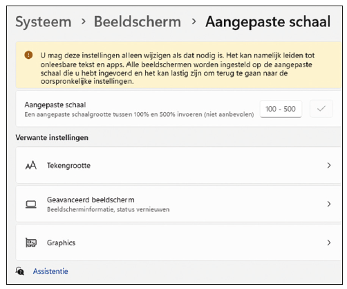 Stap 3 Aangepaste schaal 2