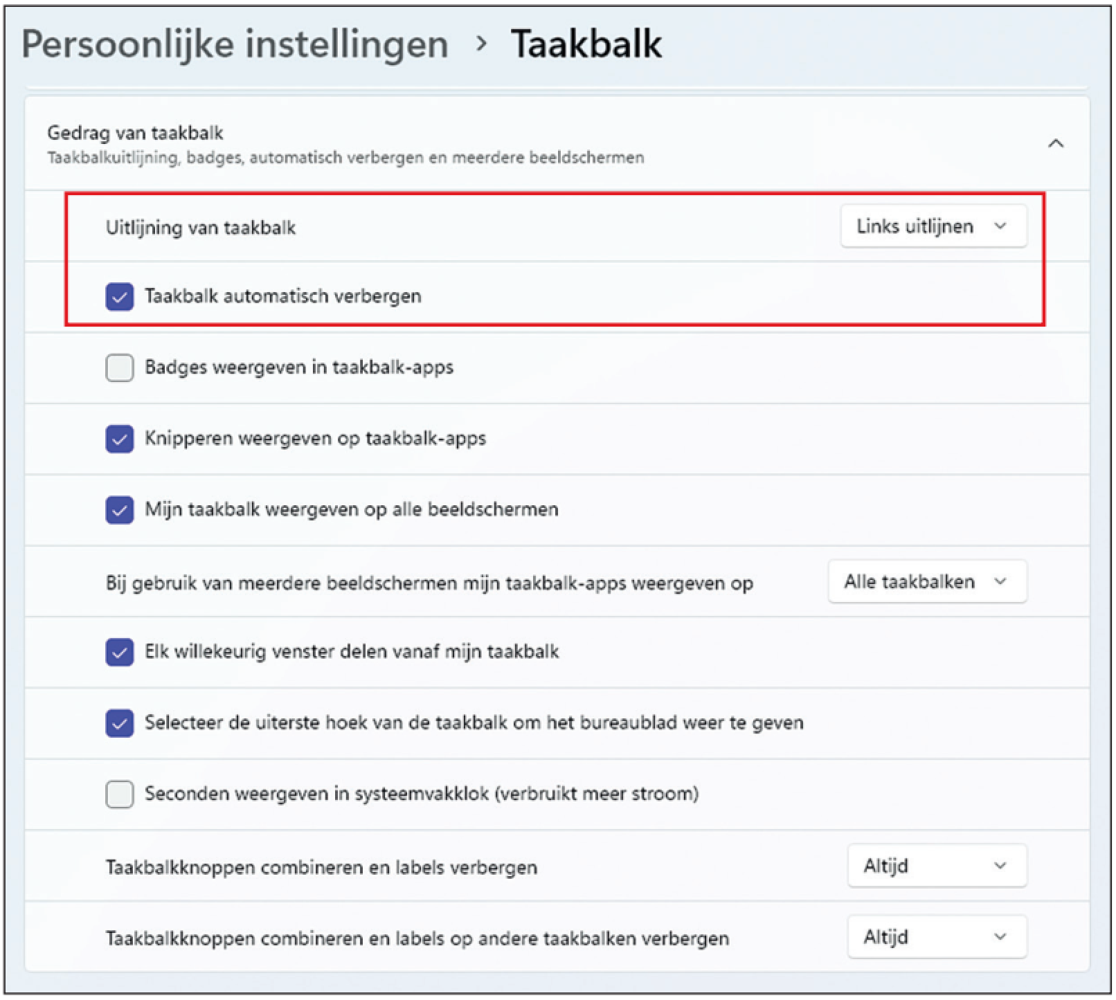 Taakbalk