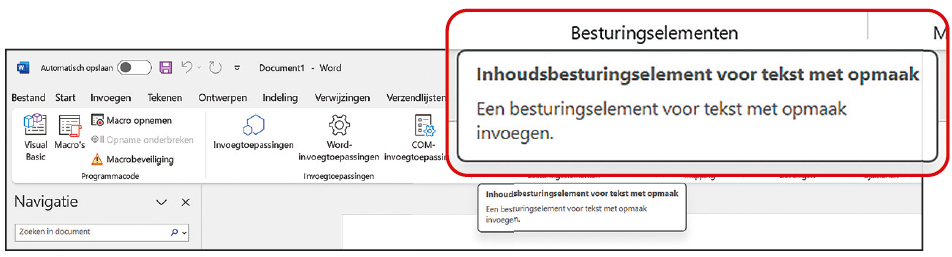 Formulier zelf ontwerpen 2b