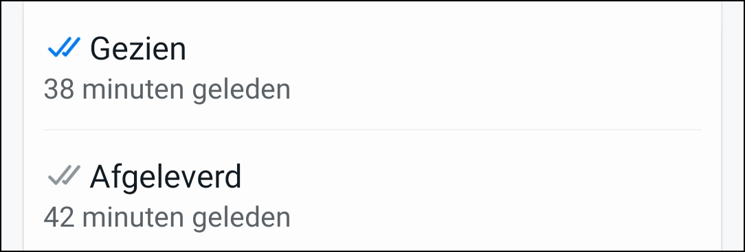 Tijd van gelezen zichtbaar 2