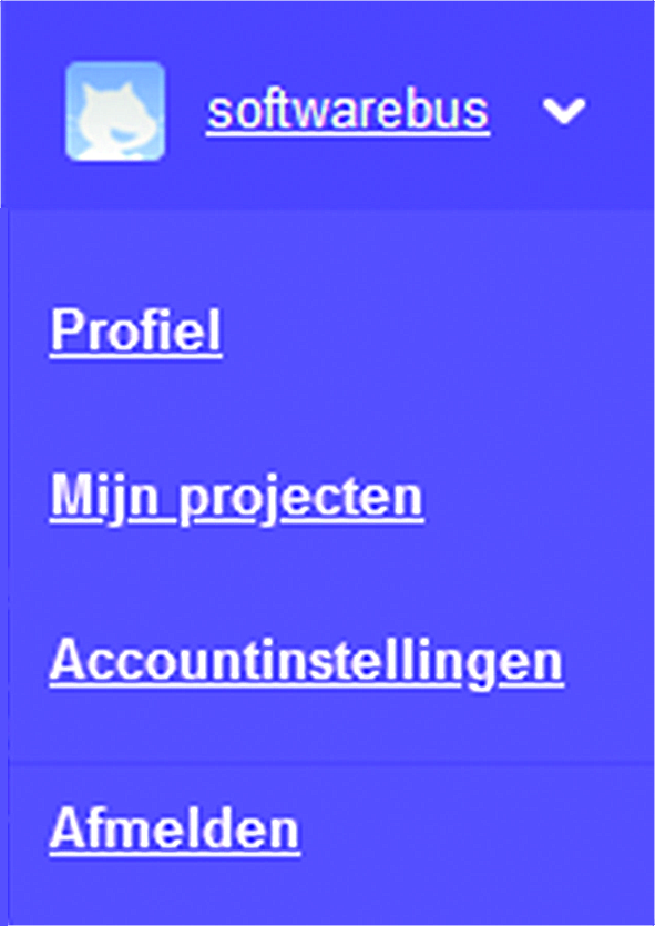 Fig 2 Profiel submenu