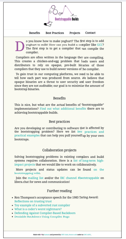 bootstrappable