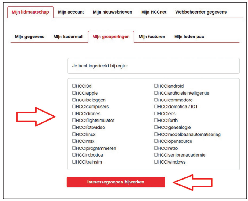 Bijwerken IGs