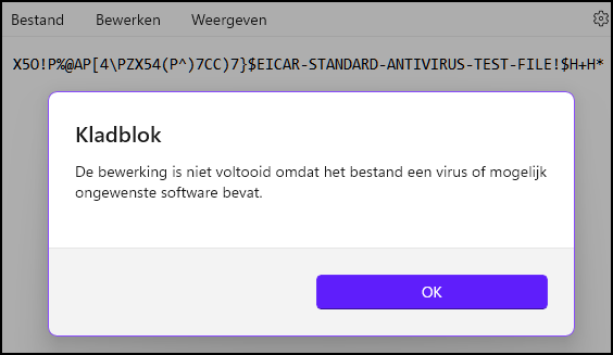 k1 testvirus 2