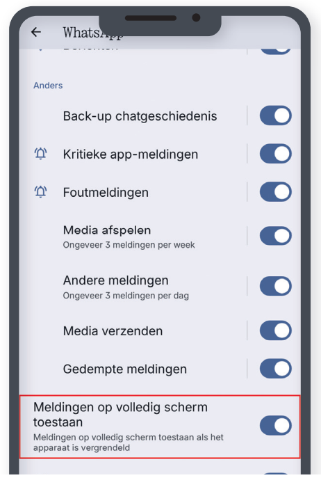 Allow notifications on full screen 2